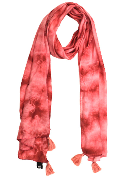 Splendid Beige Tie Dye Muslin Everyday Scarves/Stoles for Women SC100