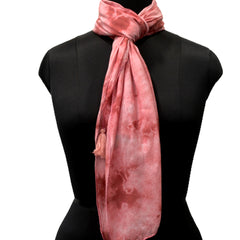 Splendid Beige Tie Dye Muslin Everyday Scarves/Stoles for Women SC100