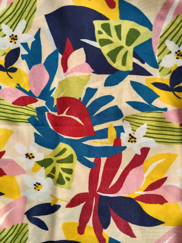 Dazzling Multicolor Printed Muslin Everyday Scarves/Stoles for Women SC111