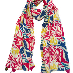 Dazzling Multicolor Printed Muslin Everyday Scarves/Stoles for Women SC112