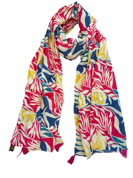 Dazzling Multicolor Printed Muslin Everyday Scarves/Stoles for Women SC112