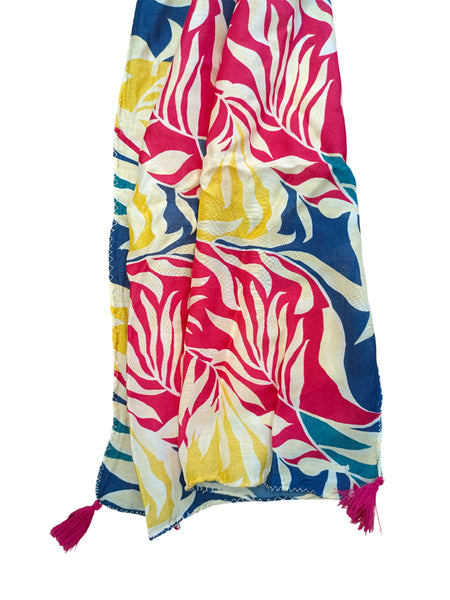 Dazzling Multicolor Printed Muslin Everyday Scarves/Stoles for Women SC112
