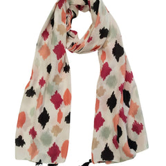 Dazzling Multicolor Printed Muslin Everyday Scarves/Stoles for Women SC118
