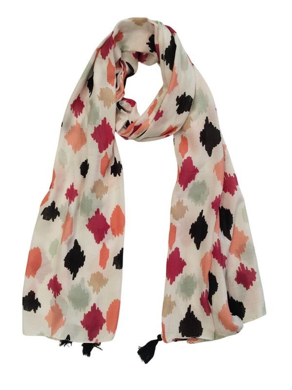 Dazzling Multicolor Printed Muslin Everyday Scarves/Stoles for Women SC118