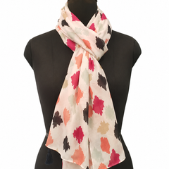 Dazzling Multicolor Printed Muslin Everyday Scarves/Stoles for Women SC118