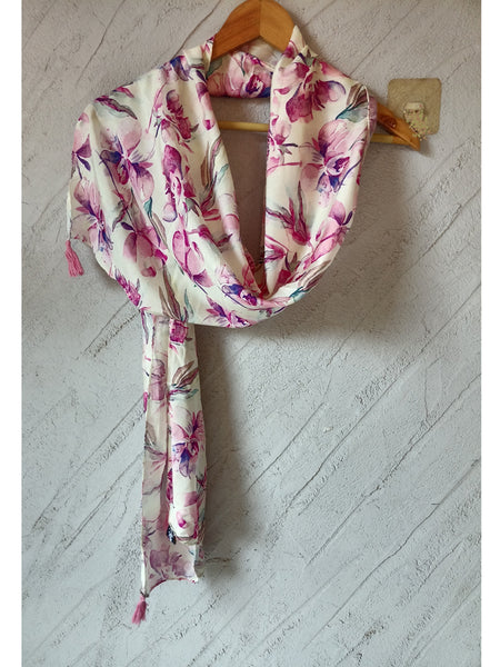 Dazzling Multicolor Printed Muslin Designer Scarves/Stoles for Women SC11