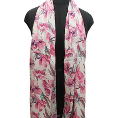 Dazzling Multicolor Printed Muslin Designer Scarves/Stoles for Women SC11
