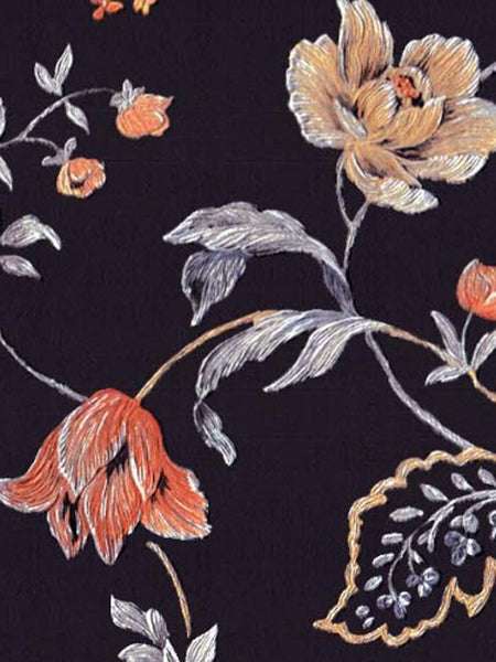 Splendid Black Printed Muslin Regular Wear Scarves/Stoles for Women SC12