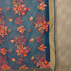 Desi Butik 's Floral Embroidered Dupatta DB2250
