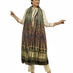 Multicolor Women's Gaji Silk Dupatta suitable for All Occasions