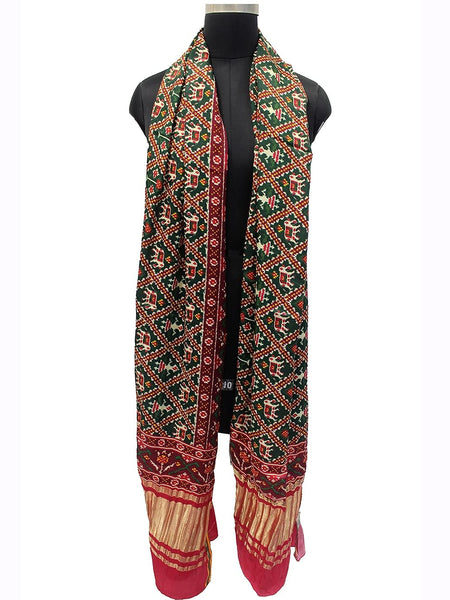 Multicolor Women's Gaji Silk Dupatta suitable for All Occasions
