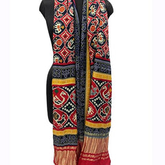 Multicolor Women's Gaji Silk Dupatta suitable for All Occasions