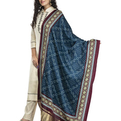 Morpeach Women's Gaji Silk Dupatta suitable for  All Occasions