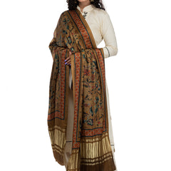 Multicolor Women's Gaji Silk Dupatta suitable for  All Occasions