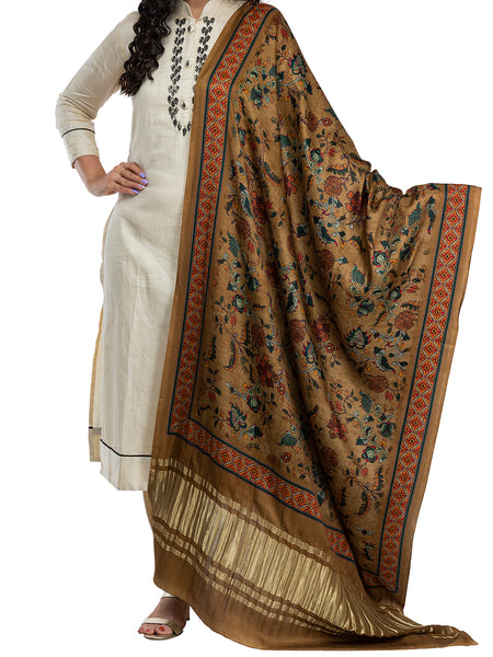 Multicolor Women's Gaji Silk Dupatta suitable for  All Occasions