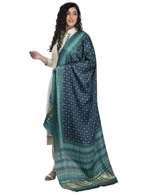 Multicolor Women's Gaji Silk Dupatta suitable for  All Occasions