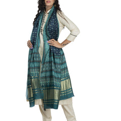 Multicolor Women's Gaji Silk Dupatta suitable for  All Occasions