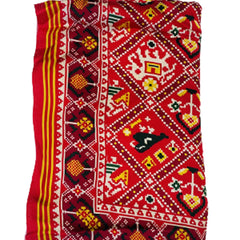 Mustard Yellow Women's Gaji Silk Dupatta suitable for Navratri, Diwali & All Occasions DB2087
