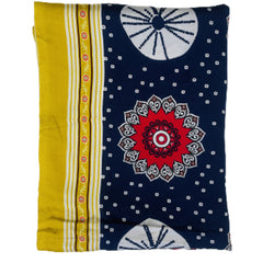 Blue Women's Gaji Silk Dupatta suitable for Navratri, Diwali & All Occasions DB2090