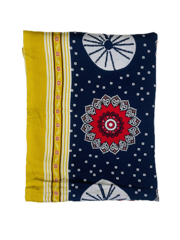 Blue Women's Gaji Silk Dupatta suitable for Navratri, Diwali & All Occasions DB2090
