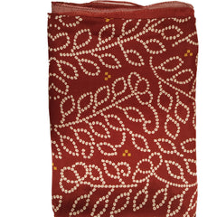 Maroon Women's Gaji Silk Dupatta suitable for All Occasions