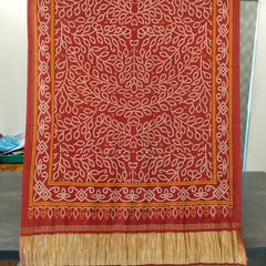 Maroon Women's Gaji Silk Dupatta suitable for All Occasions