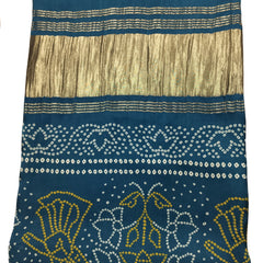 Blue Women's Gaji Silk Dupatta suitable for All Occasions