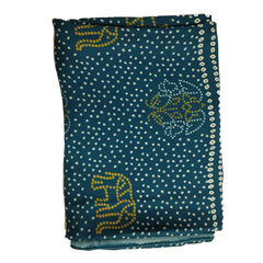 Blue Women's Gaji Silk Dupatta suitable for All Occasions