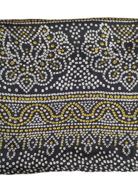 Black Women's Gaji Silk Dupatta suitable for  All Occasions