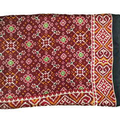 Red Women's Gaji Silk Dupatta suitable for All Occasions