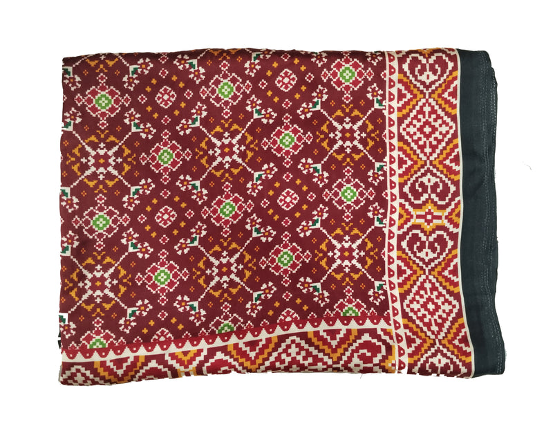 Red Women's Gaji Silk Dupatta suitable for All Occasions