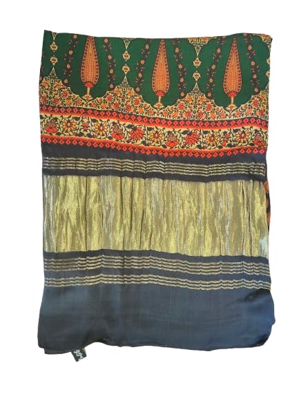 Red Women's Gaji Silk Dupatta suitable for  All Occasions