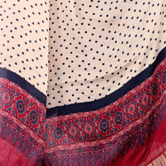 Blue Women's Gaji Silk Dupatta suitable for Navratri, Diwali & All Occasions DB2138