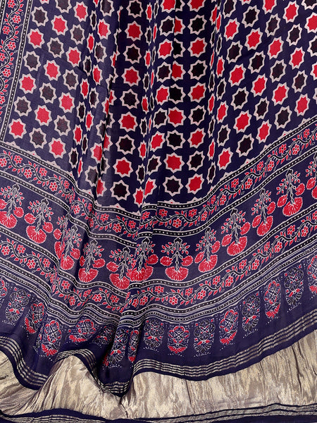 Purple Women's Gaji Silk Dupatta suitable for All Occasions