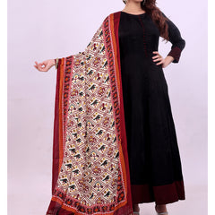 Multicolor Women's Gaji Silk Dupatta suitable for  All Occasions