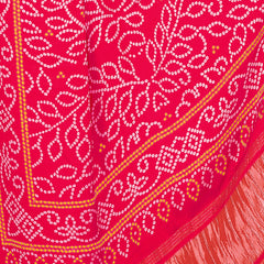 Pink Women's Gaji Silk Dupatta suitable for All Occasions