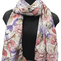 Gorgeous Multicolor Printed Muslin Daily Wear Scarves/Stoles for Women SC28