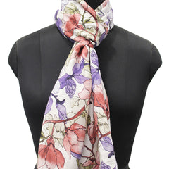 Gorgeous Multicolor Printed Muslin Daily Wear Scarves/Stoles for Women SC28