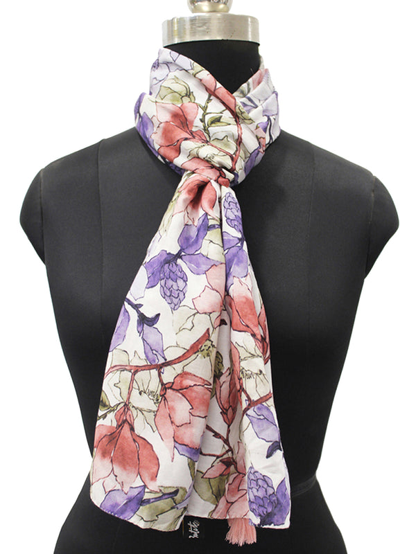 Gorgeous Multicolor Printed Muslin Daily Wear Scarves/Stoles for Women SC28