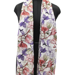 Gorgeous Multicolor Printed Muslin Daily Wear Scarves/Stoles for Women SC28