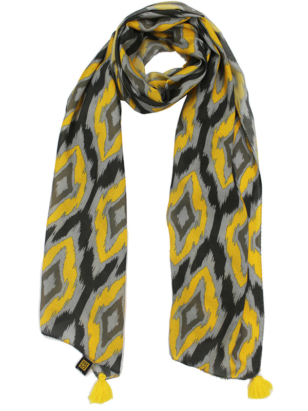 Decent Multicolor Printed Muslin Casual Scarves/Stoles for Women SC29