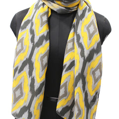 Decent Multicolor Printed Muslin Casual Scarves/Stoles for Women SC29