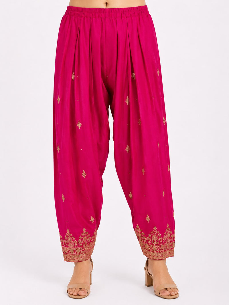 Women's Festive Embroidered Kurta Set with Dupatta