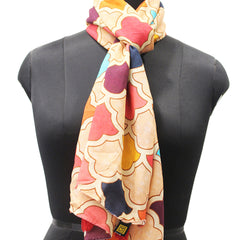 Divine Multicolor Printed Muslin Everyday Stylish Scarves/Stoles for Women SC30