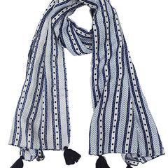 Stunning Multicolor Printed Muslin Designer Scarves/Stoles for Women SC31