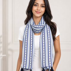 Stunning Multicolor Printed Muslin Designer Scarves/Stoles for Women SC31