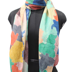 Splendid Multicolor Printed Muslin Regular Wear Scarves/Stoles for Women SC32
