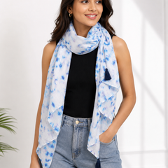 Classy Multicolor Printed Muslin Everyday Scarves/Stoles for Women SC33