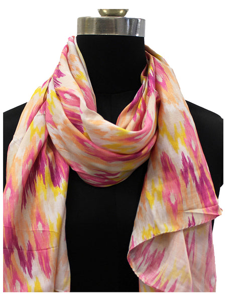 Pleasing Multicolor Printed Muslin Everyday Stylish Scarves/Stoles for Women SC36