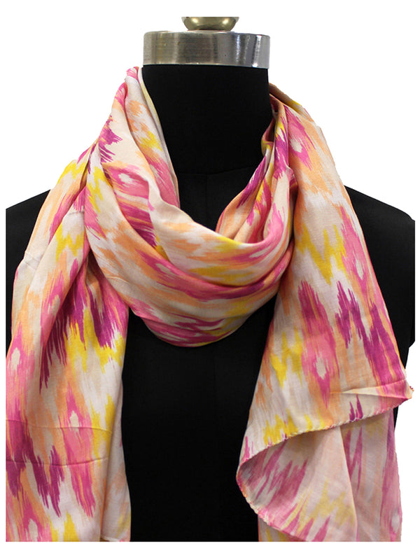 Pleasing Multicolor Printed Muslin Everyday Stylish Scarves/Stoles for Women SC36